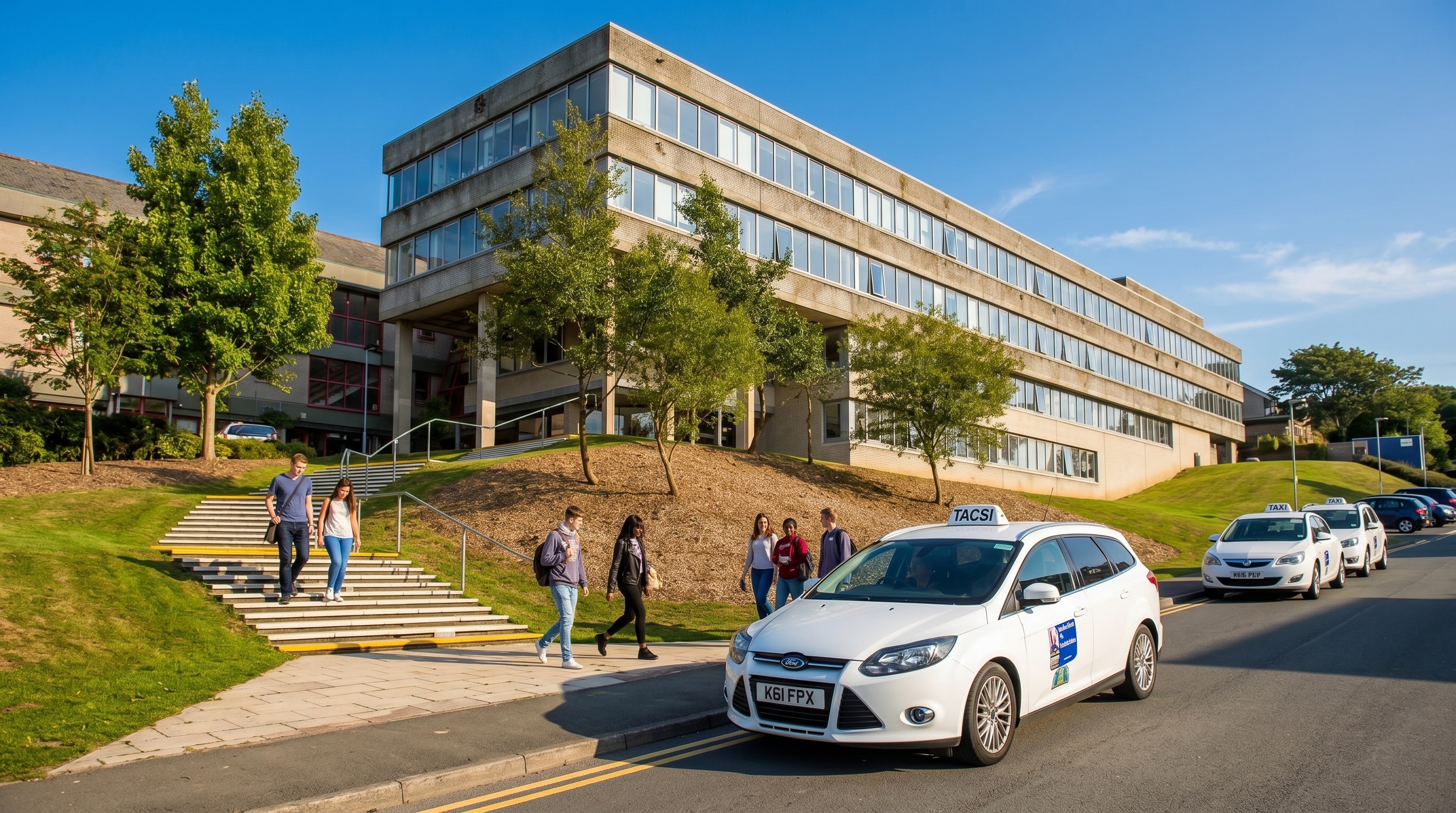 Students in Aberystwyth